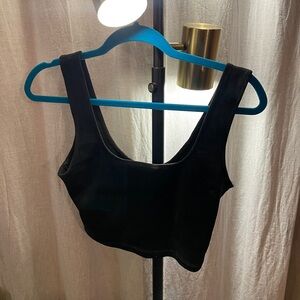 Black bralette Crop Top LG